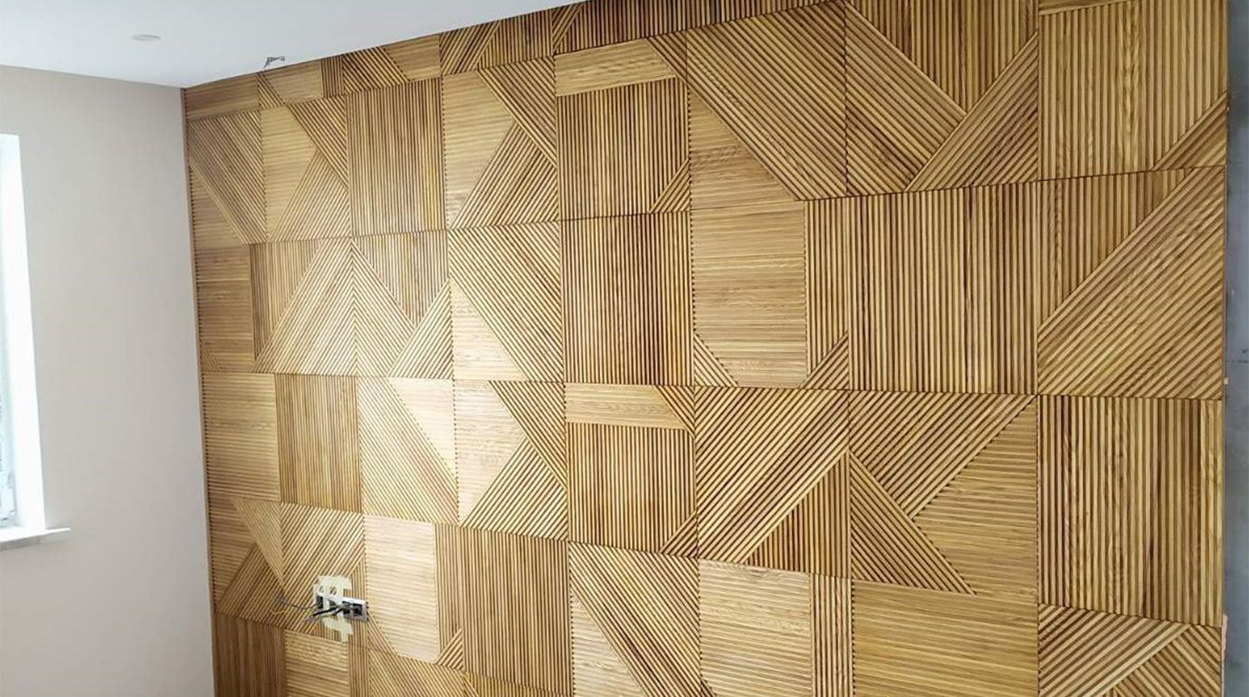 Декоративное панно из ясеня